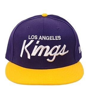 New Era 59Fifty Rare Script Los Angeles Kings Fitted Hat 71\8